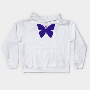 Violet Butterfly Kids Hoodie